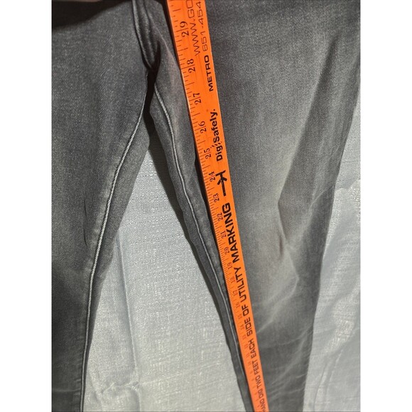 KUT FROM THE KLOTH HIGH RISE MIA SKINNY JEANS BLACK SZ 4 Grey distressed Grunge - Picture 2 of 11